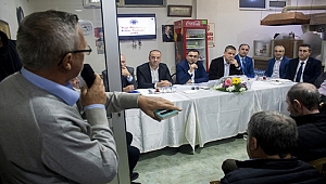 BAŞKAN ERDOĞAN, KALAFAT MEVKİİ SAKİNLERİYLE BULUŞTU