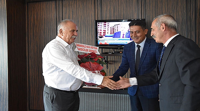 BAŞKAN GÖKHAN KONUKLARINI AĞIRLADI