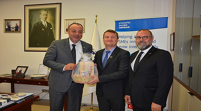 BELARUS İSTANBUL BAŞKONSOLOSU ÇTSO YÖNETİM KURULUNU ZİYARET ETTİ