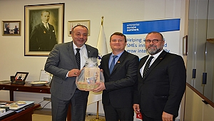 BELARUS İSTANBUL BAŞKONSOLOSU ÇTSO YÖNETİM KURULUNU ZİYARET ETTİ