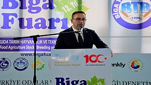 BİGA 13. GIDA TARIM HAYVANCILIK VE TEKNOLOJİLERİ FUARI AÇILDI