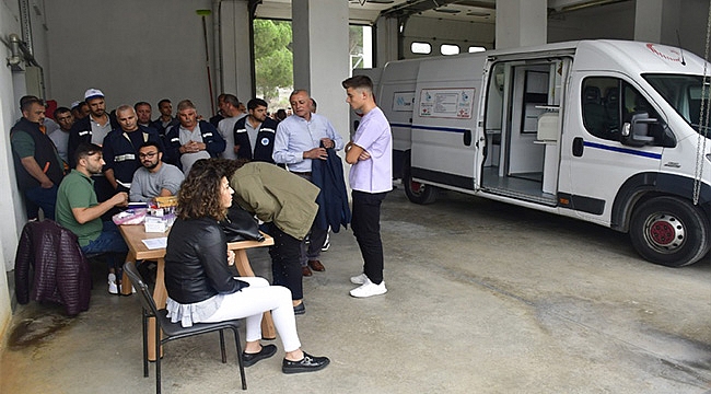 BİGA BELEDİYE PERSONELİ SAĞLIK TARAMASINDAN GEÇTİ