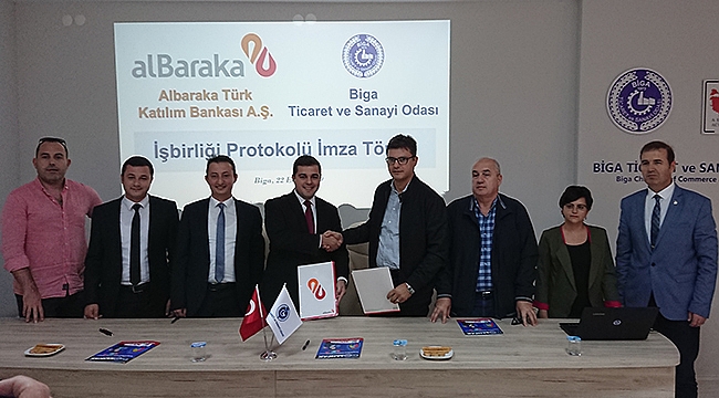 BİGA TSO İLE ALBARAKA TÜRK İŞBİRLİĞİ PROTOKOLÜ İMZALADI.