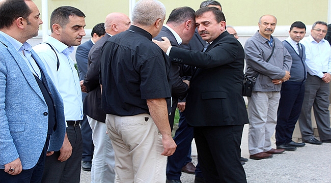 ÇAN İLÇE MİLLİ EĞİTİM MÜDÜRÜ OSMAN ÖZKAN'A VEDA TÖRENİ