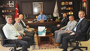 ÇAN MÜFTÜSÜNDEN BAŞKAN ÖZ'E ZİYARET