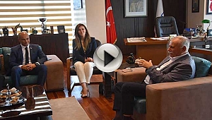 ÇANAKKALELİ TURİZMCİLERDEN BAŞKAN GÖKHAN'A ZİYARET