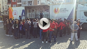 DEPREM SİMÜLASYON TIRI ÇANAKKALE'DE