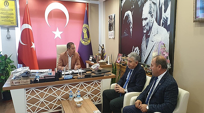 EMNİYET MÜDÜRÜNDEN ESNAF ODASI'NA ZİYARET