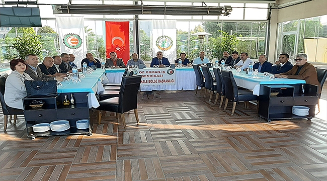 ÖZ ORMAN-İŞ ÇANAKKALE'DE NÖBET DEĞİŞİMİ