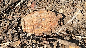 SAVAŞTAN KALMA EL BOMBASI İMHA EDİLDİ..