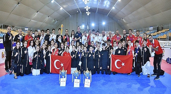 TAEKWONDO MİLLİ TAKIMI AVRUPA'YI TİTRETTİ