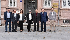 AK PARTİ ÇANAKKALE BELEDİYE MECLİS ÜYELERİ'NDEN İL MÜDÜRÜ DOKUZ'A ZİYARET