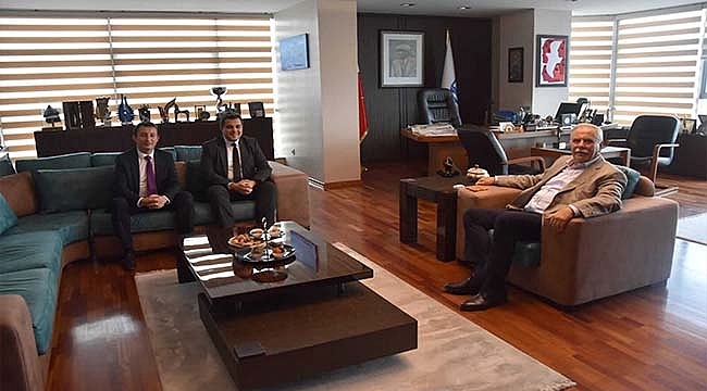 ALBARAKA TÜRK KATILIM BANKASI MÜDÜRÜ ARSLAN'DAN BAŞKAN GÖKHAN'A ZİYARET