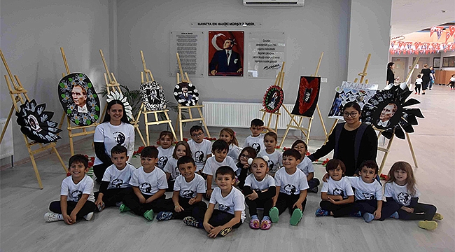 ATAM KREŞİN MİNİKLERİ ATA'YI ANDI