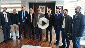 BAŞKAN GÖKHAN KONUKLARINI AĞIRLADI