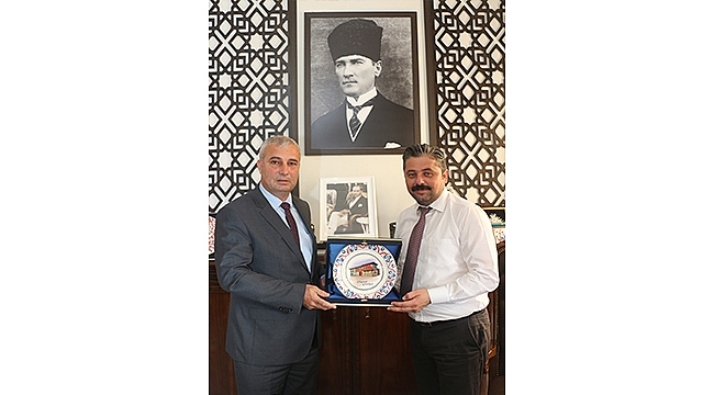 BAŞKAN UYGUN'A KOPÇA'DAN ZİYARET