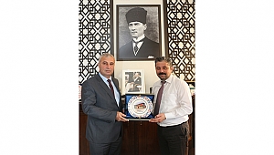 BAŞKAN UYGUN'A KOPÇA'DAN ZİYARET