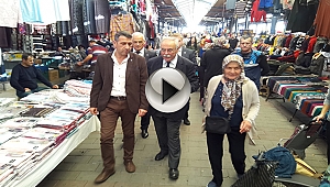 BAŞKANDAN PAZAR ESNAFINA KANDİL ZİYARETİ