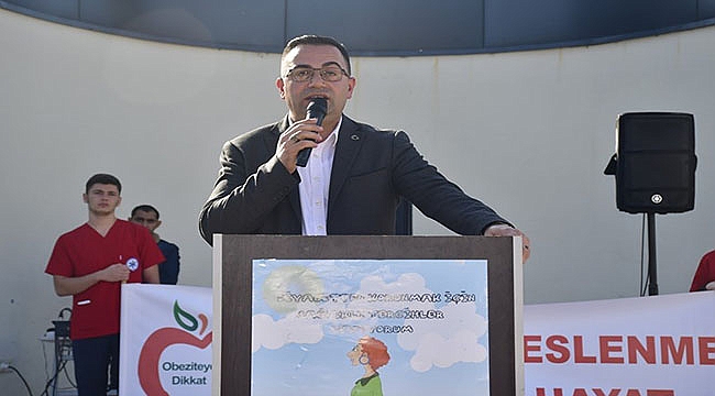 BİGA'DA 'DİYABET' YÜRÜYÜŞÜ YAPILDI