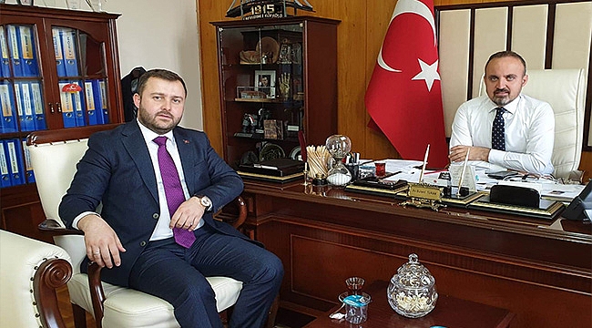 BİGA'DAN MUHTARLAR VE EZİNE BELEDİYE BAŞKANI GÜRAY YÜKSEL ANKARA'DA