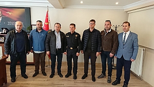 BİGA TSO'DAN EMNİYET MÜDÜRÜNE HAYIRLI OLSUN ZİYARETİ