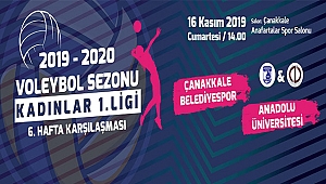 ÇANAKKALE BELEDİYESPOR, ANADOLU ÜNİVERSİTESİ'Nİ AĞIRLIYOR!