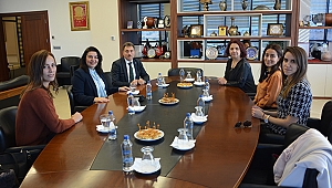 ÇANAKKALE MİLLETVEKİLİ JÜLİDE İSKENDEREOĞLU, İL KADIN GİRİŞİMCİLER KURULUNU ZİYARET ETTİ