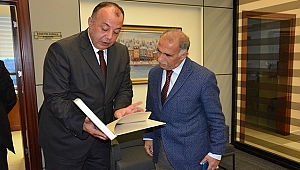 ÇTSO YÖNETİM KURULU BAŞKANI SELÇUK SEMİZOĞLU'NA ZİYARET