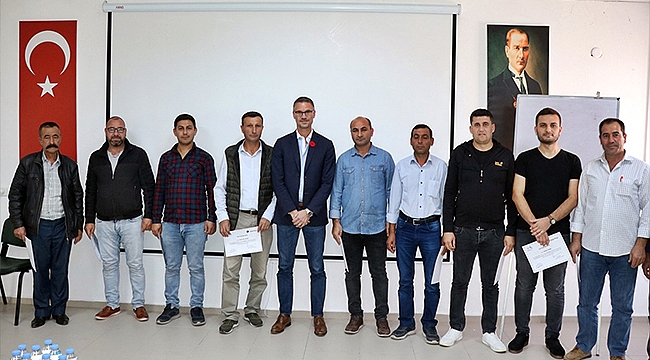 EĞİTİM SERTİFİKALARINI ALDILAR