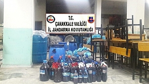 EŞ ZAMANLI OPERASYON SONUCU KİLOLARCA ŞARAP ELE GEÇİRİLDİ!