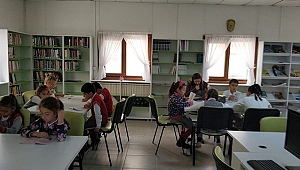 İL MÜDÜRÜ KEMAL DOKUZ'DAN KÜTÜPHANE DENETİMİ