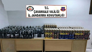 İZİNSİZ ALKOLLERE EL KONULDU