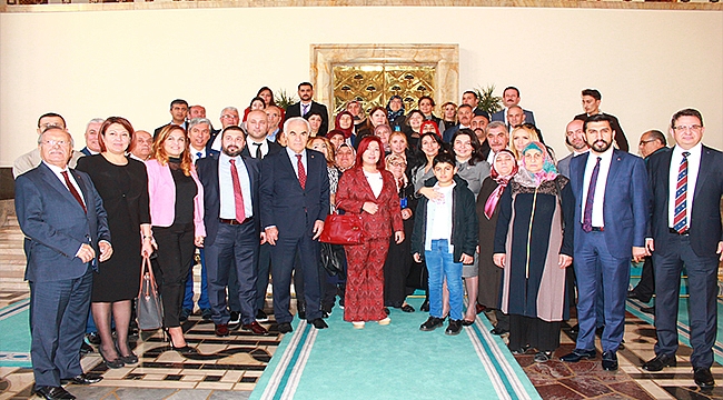 JÜLİDE İSKENDEROĞLU, ŞEHİT AİLELERİ, GAZİ VE GAZİ AİLELERİNİ TBMM'DE AĞIRLADI