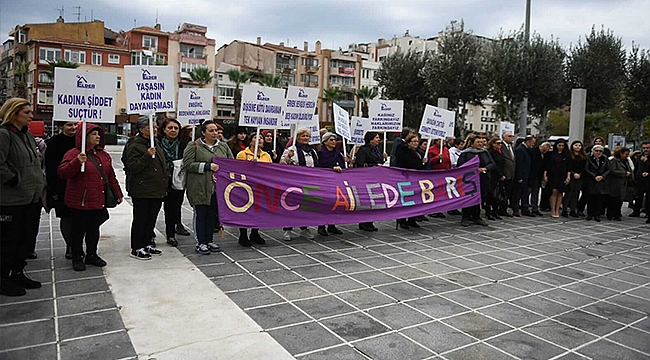 "KADINA YÖNELİK ŞİDDET SON BULSUN…"