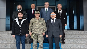 KORGENARAL ZEKAİ AKSAKALLI'DAN ÇOMÜ REKTÖRÜ PROF. DR. SEDAT MURAT'A ZİYARET