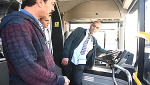 ŞEHİR İÇİ TOPLU ULAŞIM ŞOFÖRLERİNE YANGIN EĞİTİMİ VERİLDİ