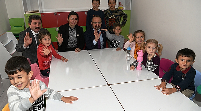 ŞEHİTLER KUR'AN KURSU İNCİ TANELERİ KREŞİ TÖRENLE AÇILDI