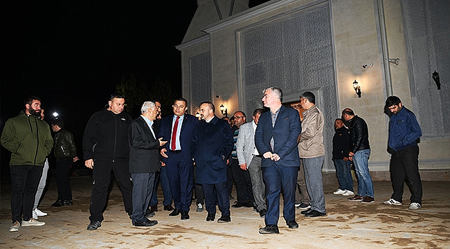 TURAN, İBADETE AÇILAN CAMİYİ GEZDİ