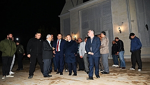 TURAN, İBADETE AÇILAN CAMİYİ GEZDİ