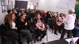 BAŞKAN YARDIMCISI ÜNÜVAR KENT KONSEYİNDE ÇANAKKALELİ KADINLAR İLE BULUŞTU