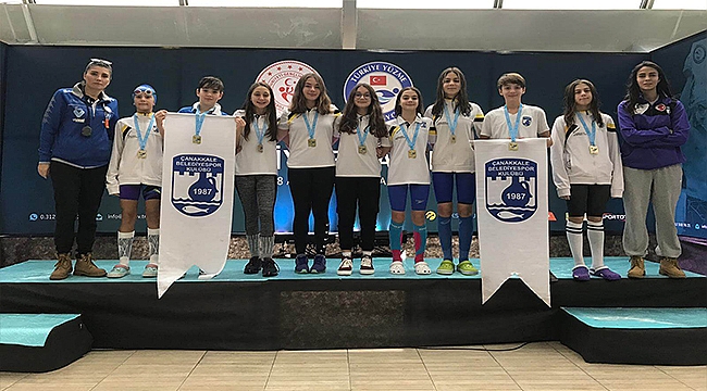 BELEDİYESPOR YÜZÜCÜLERİNDEN BÜYÜK BAŞARI