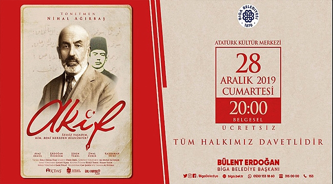 BİGA, MEHMET AKİF ERSOY'U ANACAK