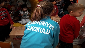 ÇAN CUMHURİYET İLKOKULU'NDAN ANLAMLI YARDIM