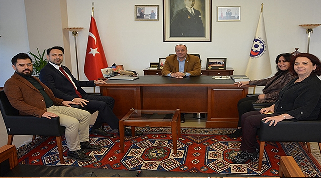ÇANAKKALE AK PARTİ İL BAŞKANI NAİM MAKAS ÇTSO YÖNETİM KURULU BAŞKANI SEMİZOĞLU'NU ZİYARET ETTİ