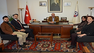 ÇANAKKALE AK PARTİ İL BAŞKANI NAİM MAKAS ÇTSO YÖNETİM KURULU BAŞKANI SEMİZOĞLU'NU ZİYARET ETTİ