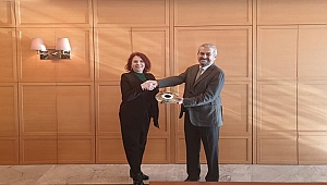 ÇTSO YÖNETİM KURULUNDAN MECLİS ŞEREF ÜYESİ BÜLEND ENGİN'E ZİYARET