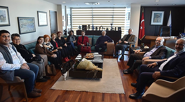 GÜÇ BİRLİĞİ PLATFORMUNDAN BAŞKAN GÖKHAN'A ZİYARET