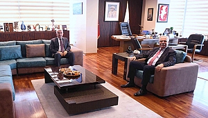 İL EMNİYET MÜDÜRÜ FARUK KARADUMAN'DAN BAŞKAN GÖKHAN'A ZİYARET