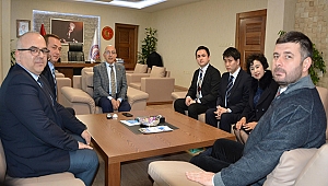 JAPONYA MEİKAİ ÜNİVERSİTESİ'NDEN ÇOMÜ REKTÖRÜ PROF. DR. SEDAT MURAT'A ZİYARET