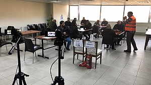 MOTORLU KARA TAŞITLARI MESLEKİ YETERLİLİK SINAVLARI YAPILDI